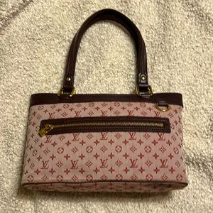 LOUIS VUITTON CERISE MONOGRAM MINI LIN LUCILLE PM in Excellent used condition